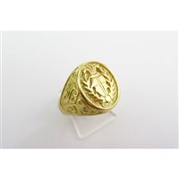 Ring Damiata Gioielli Man in Yellow Gold 5100/5/102 - 5100/5/102